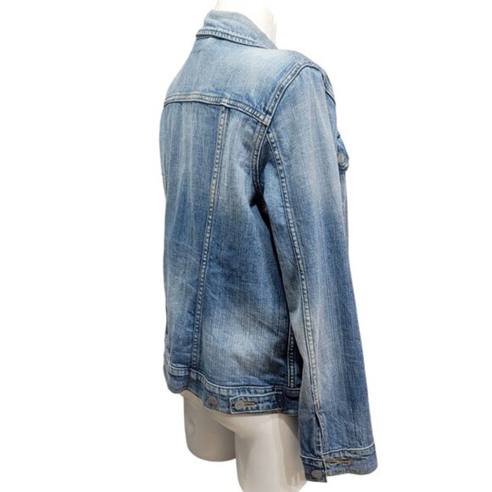 Vintage Levi's Denim Trucker Jacket XL Jean Blue XL - Picture 6 of 13